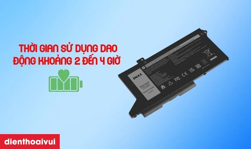 Thay pin laptop Dell Latitude 5420 sử dụng được bao l&acirc;u