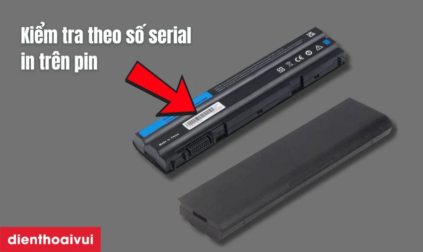 Kiểm tra theo số serial in tr&ecirc;n linh kiện ch&iacute;nh h&atilde;ng