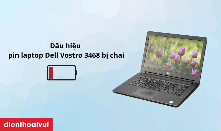 Thay pin laptop Dell Vostro 3468 ch&iacute;nh h&atilde;ng GenALap