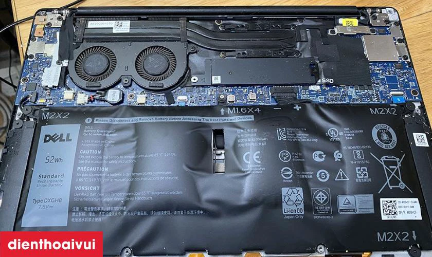 Dấu hiệu nhận biết khi pin laptop Dell Vostro 5459 cần được thay mới