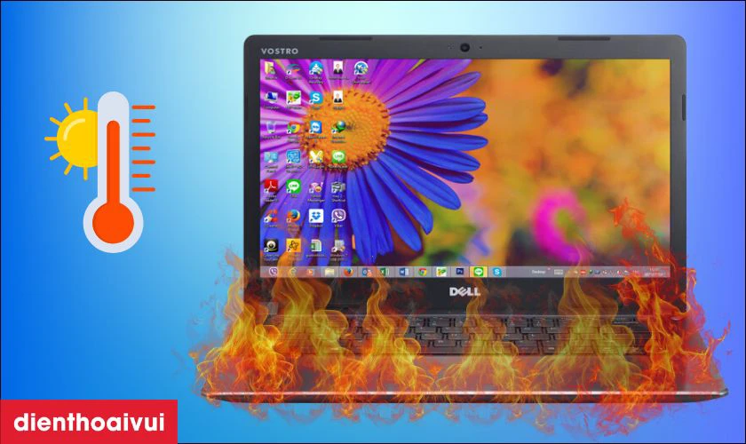 Nguy&ecirc;n nh&acirc;n g&acirc;y hư pin laptop Dell Vostro 5470