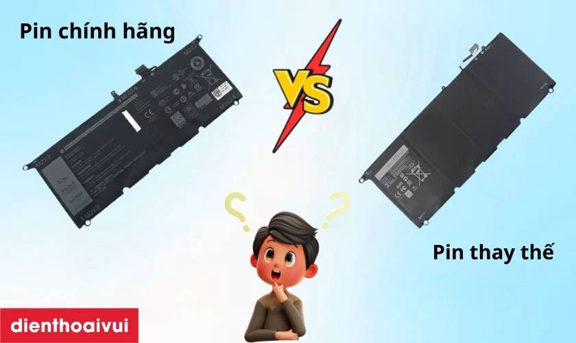 Nhược điểm của pin ch&iacute;nh h&atilde;ng