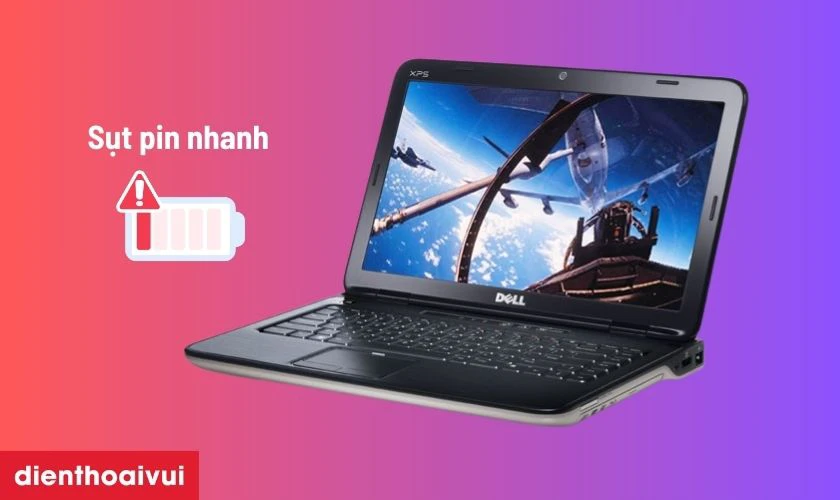 Dấu hiệu laptop Dell XPS 14 L401x cần thay pin