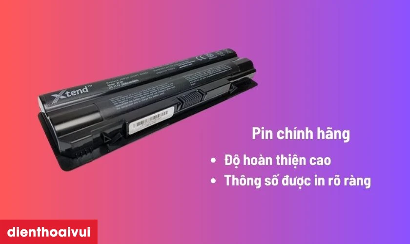 C&aacute;ch kiểm tra pin laptop Dell XPS 14 L401x ch&iacute;nh h&atilde;ng