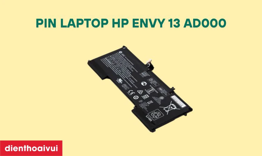 Giới thiệu về pin laptop HP Envy 13 AD000