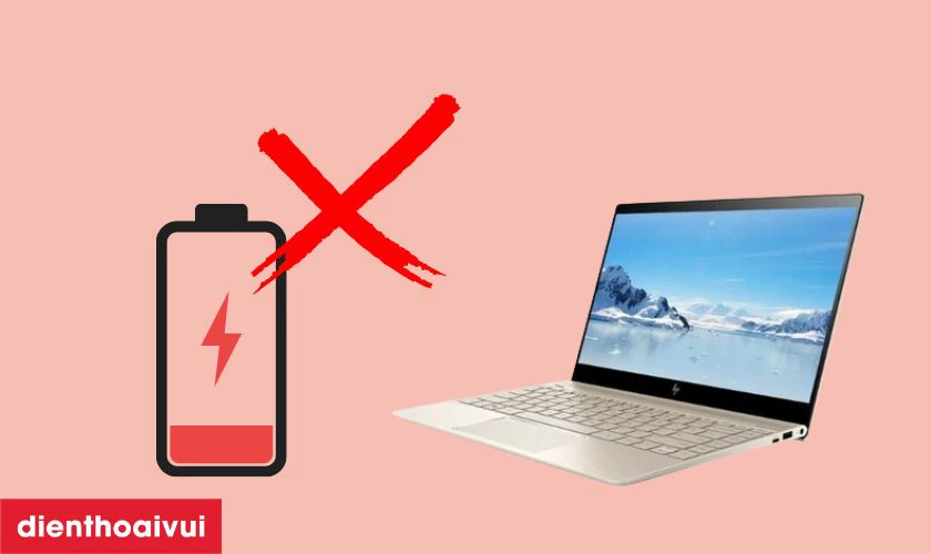 Dấu hiệu laptop HP Envy cần thay pin