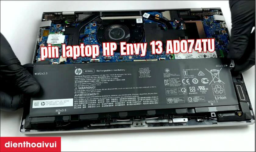 Giới thiệu về pin laptop HP Envy 13 AD074TU