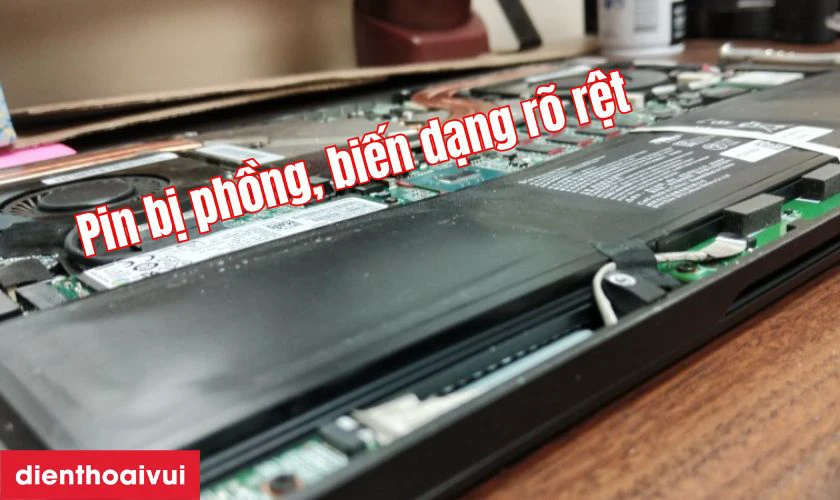 Dấu hiệu laptop HP Envy 13 AD076TU cần thay pin