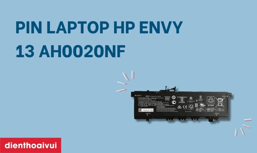 Giới thiệu về pin laptop HP Envy 13 AH0020NF