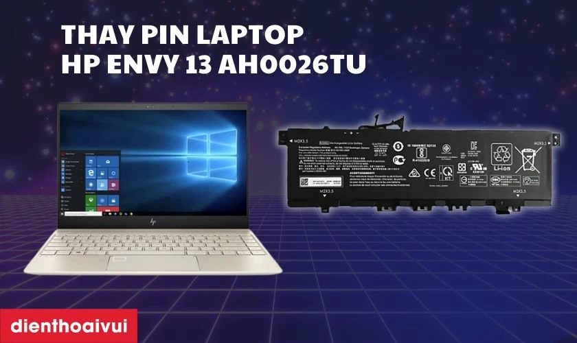 Giới thiệu về pin laptop HP Envy 13 AH0026TU