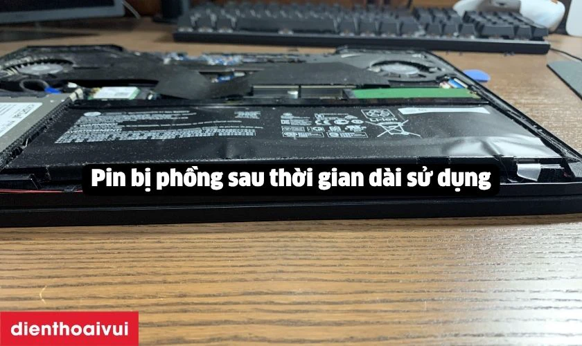 Cách nhận biết laptop HP Envy M6P bị hỏng pin