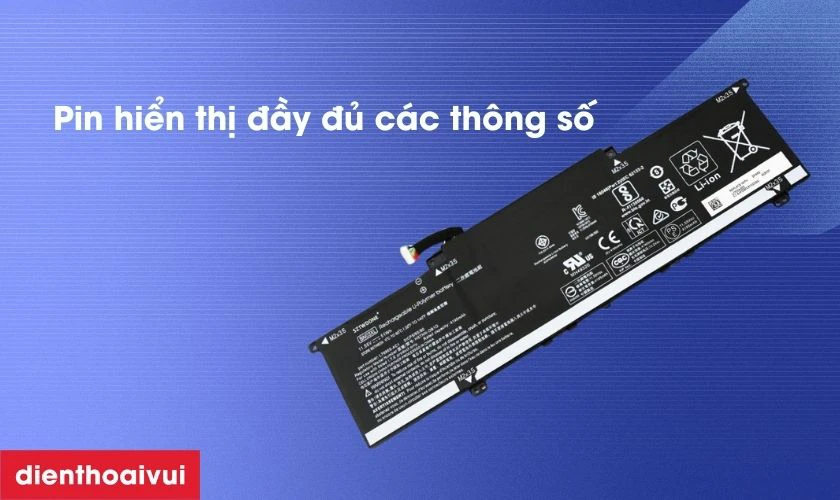 Dựa theo ngoại h&igrave;nh của pin