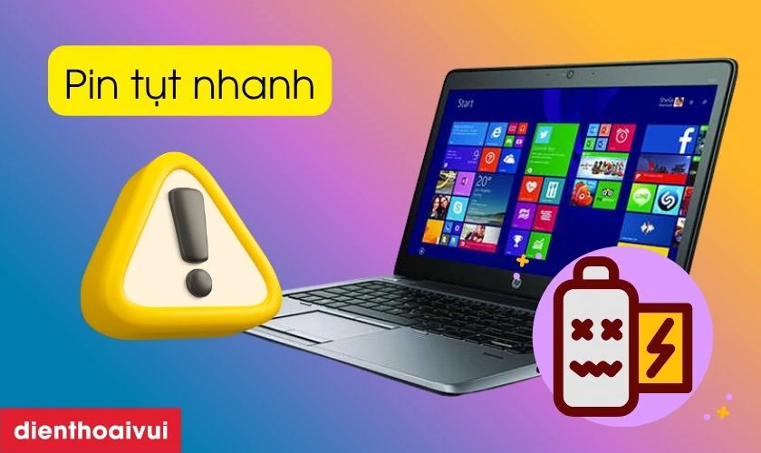 Dấu hiệu pin laptop HP G2 bị lỗi cần thay ngay