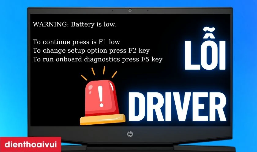 Driver lỗi ảnh hưởng đến pin c&oacute; thể sửa được