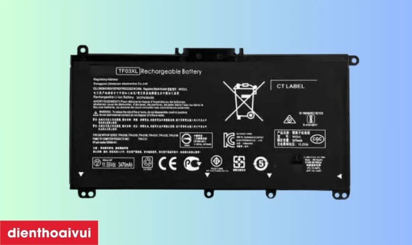 Giới thiệu về thay pin laptop HP Pavilion 15 CC157TX