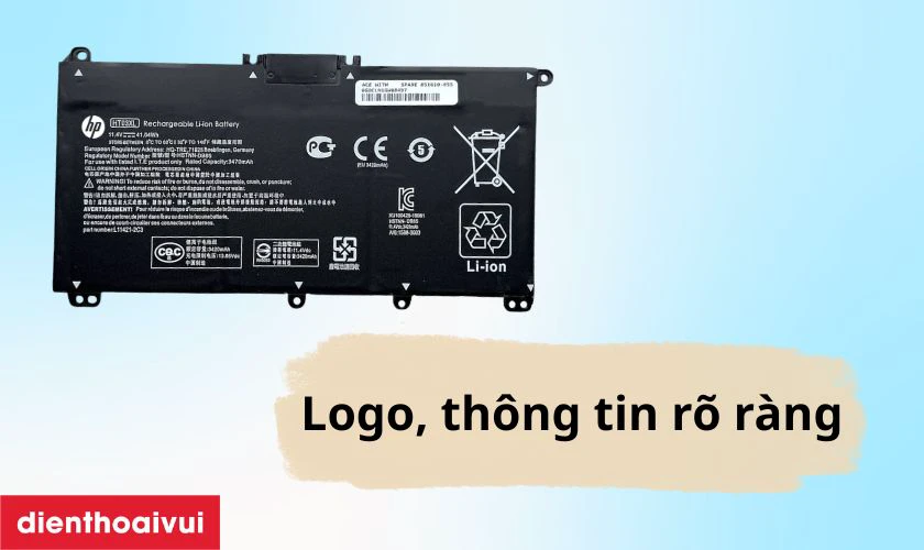 C&aacute;ch kiểm tra pin laptop HP Pavilion 15 DA0058TU NQ ch&iacute;nh h&atilde;ng