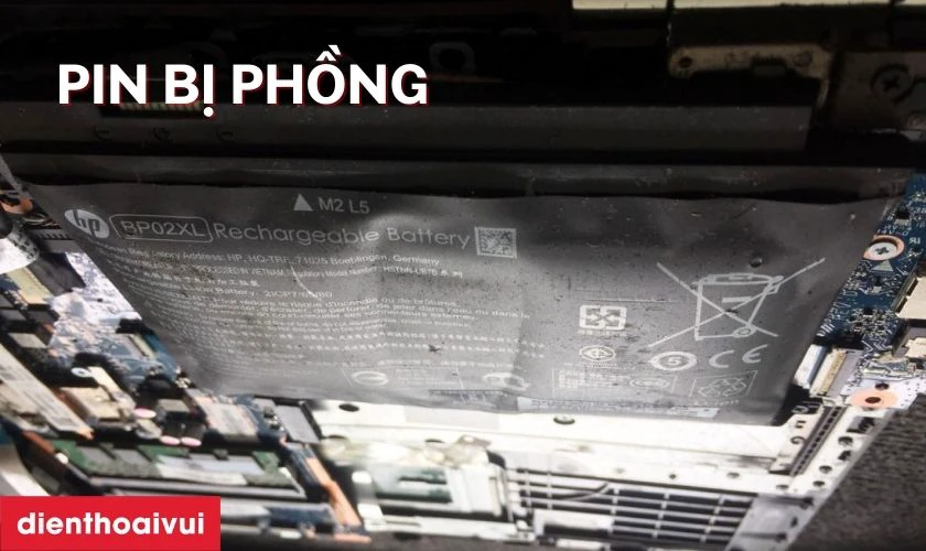 Dấu hiệu laptop HP Pavilion 15BA cần thay pin