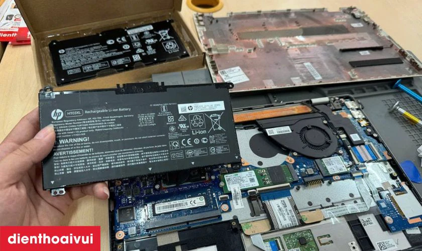 Dấu hiệu laptop HP Pavilion 15DA cần thay pin