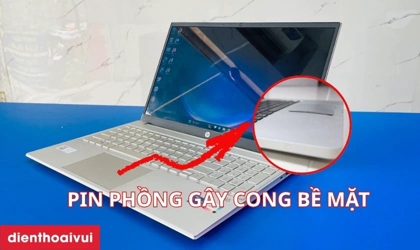 Dấu hiệu pin laptop HP Pavilion 15F bị lỗi cần thay ngay