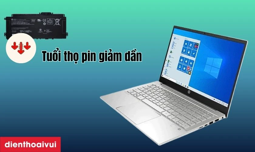 Nguy&ecirc;n nh&acirc;n khiến pin laptop HP Pavilion 15F nhanh hỏng