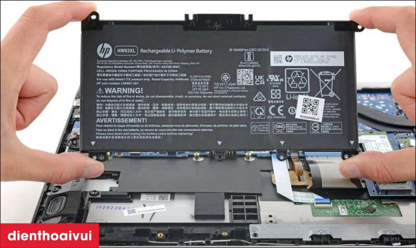 Nên sửa hay thay pin laptop HP Pavilion 15P?