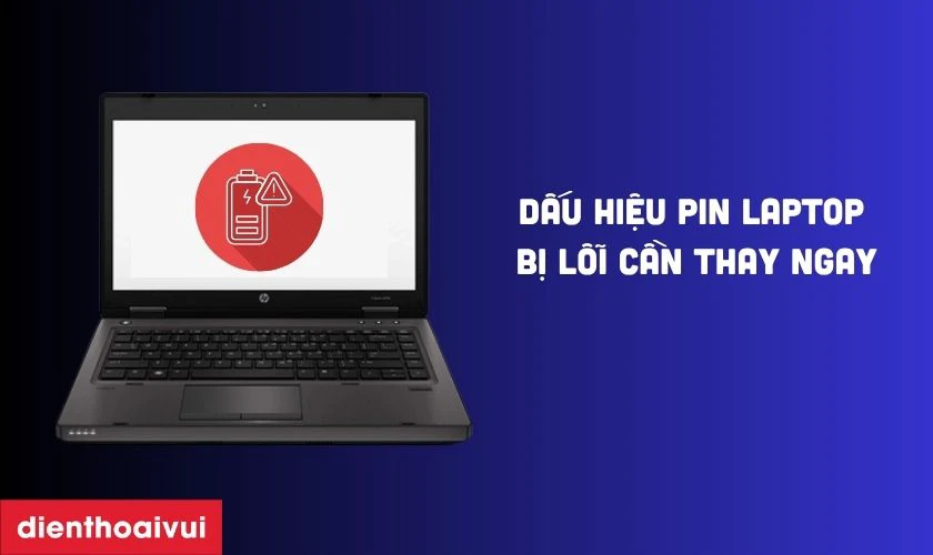 Dấu hiệu pin laptop HP ProBook 4441 bị lỗi cần thay ngay