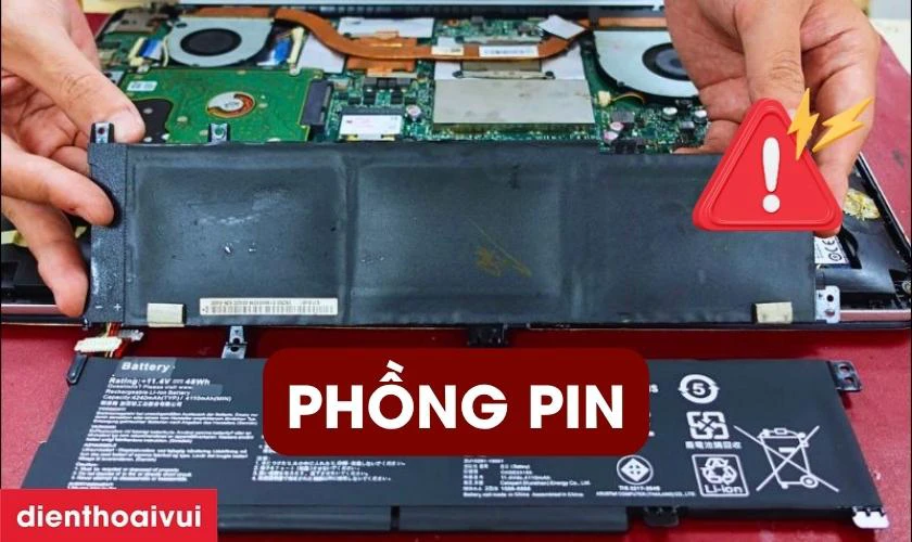 Dấu hiệu pin laptop HP ProBook 6455B bị lỗi cần thay ngay