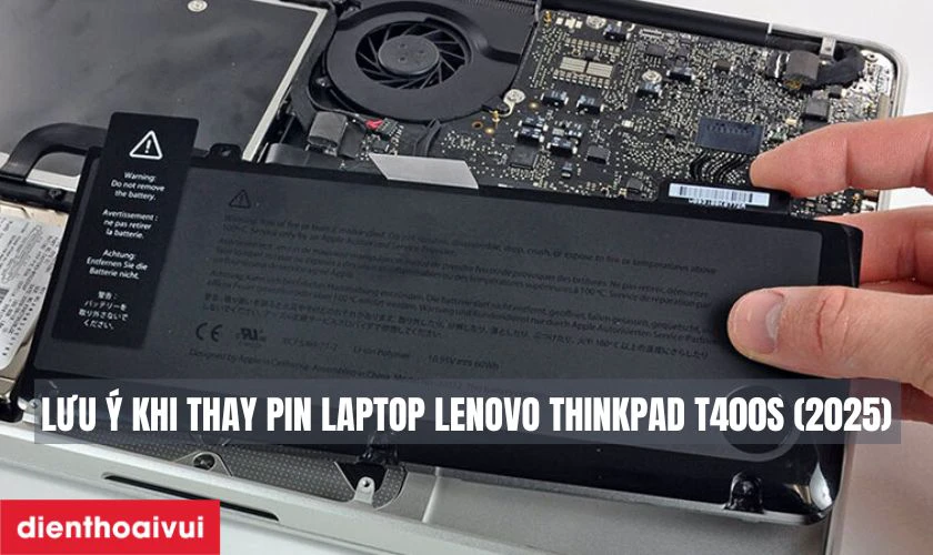 Lưu &yacute; khi thay pin laptop Lenovo ThinkPad T420S