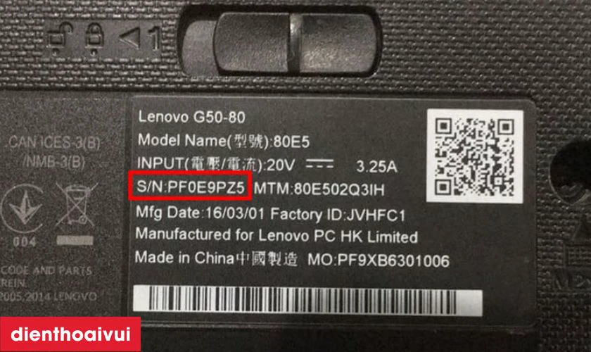 C&aacute;ch kiểm tra pin laptop Lenovo Yoga S730 ch&iacute;nh h&atilde;ng