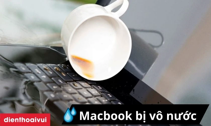 Macbook khi bị vô nước không được xử lý cũng có thể ảnh hưởng đến pin