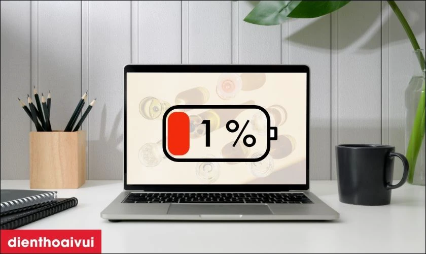 M&aacute;y Mac hết pin nhanh ch&oacute;ng