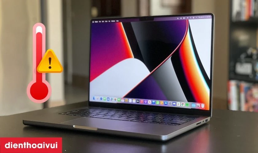 Pin MacBook n&oacute;ng v&agrave; tụt nhanh