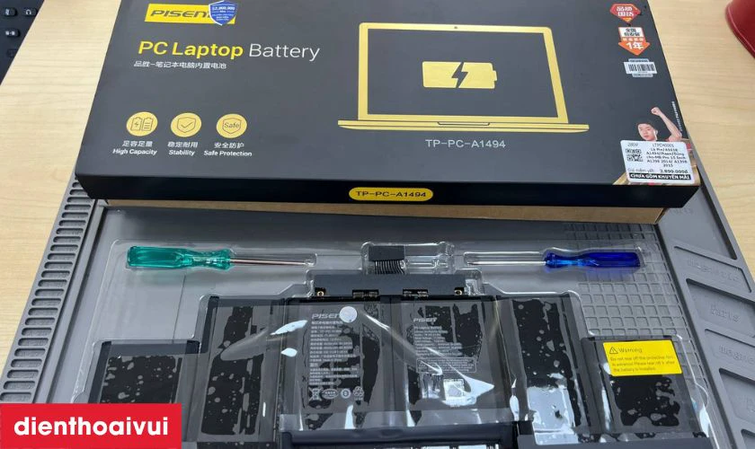 &nbsp;Lưu &yacute; khi thay pin thay pin MacBook Pro 2015