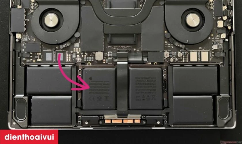 Pin MacBook ch&iacute;nh h&atilde;ng