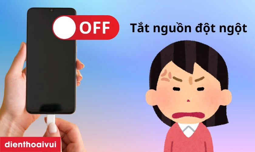 M&aacute;y tắt nguồn đột ngột chứng tỏ pin c&oacute; vấn đề