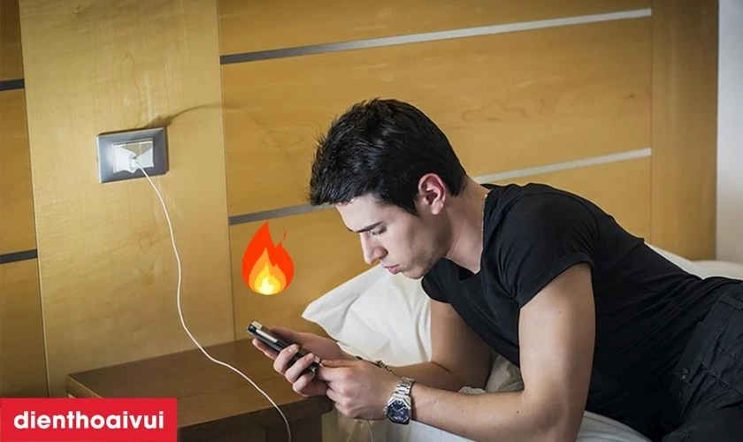 Vừa sạc vừa d&ugrave;ng khiến pin chai rất nhanh