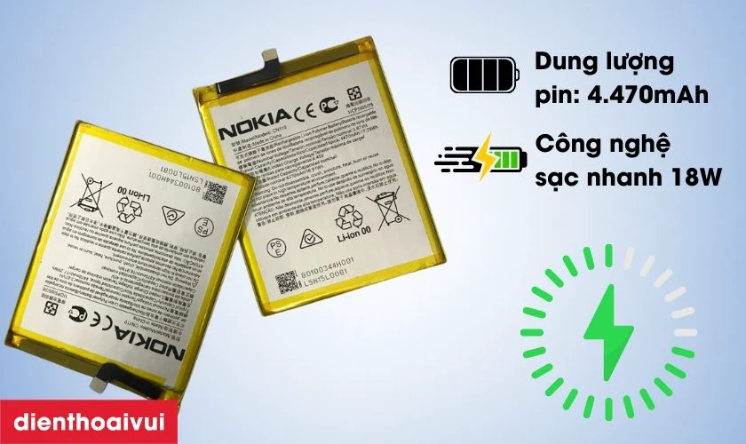 Giới thiệu pin điện thoại Nokia X20