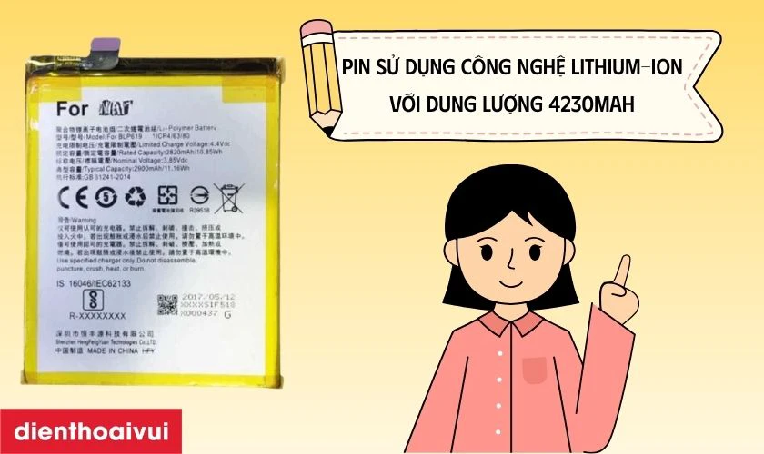 Những thông tin cần biết về pin Oppo A15