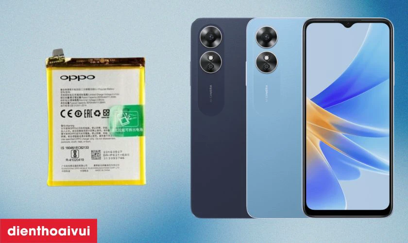 Giới thiệu pin OPPO A17