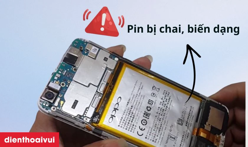 Dấu hiệu cần thay pin OPPO A37