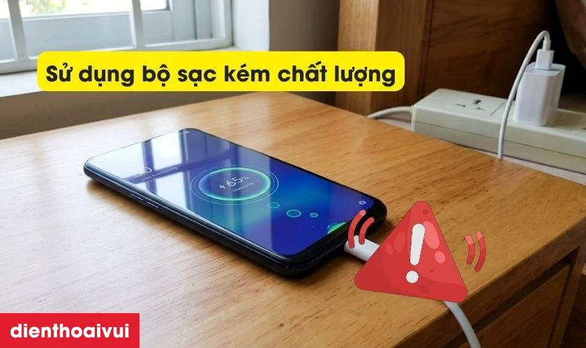Nguy&ecirc;n nh&acirc;n OPPO A52 chai pin phồng v&agrave; hư hỏng
