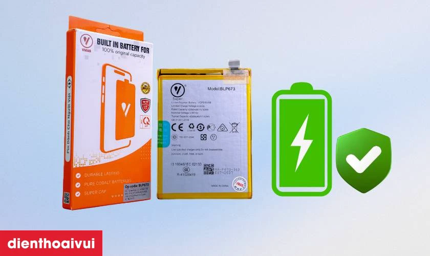 Thay pin OPPO A57 5G dung lượng cao Vmas