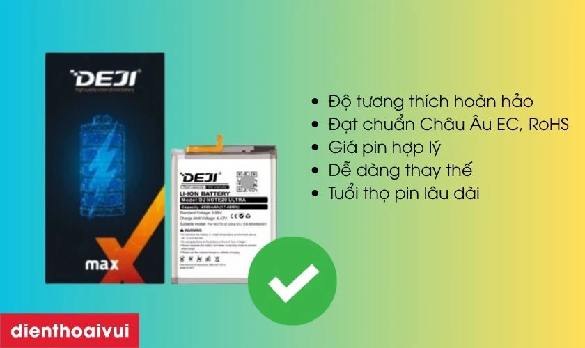 Pin Deji thay cho Oppo A74 c&oacute; tốt kh&ocirc;ng?