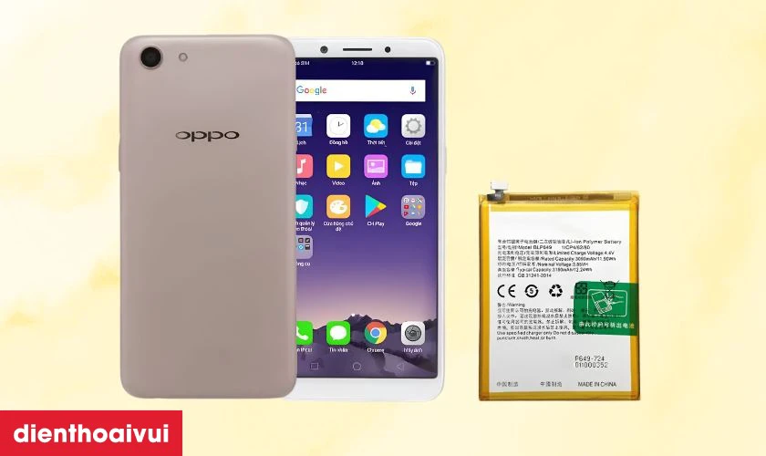 Th&ocirc;ng tin cơ bản về pin Oppo A83