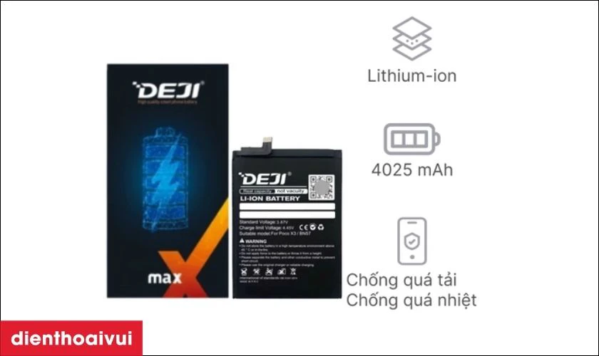 Đ&aacute;nh gi&aacute; pin Oppo A91 h&atilde;ng Deji
