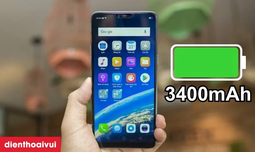 Thay pin OPPO F7