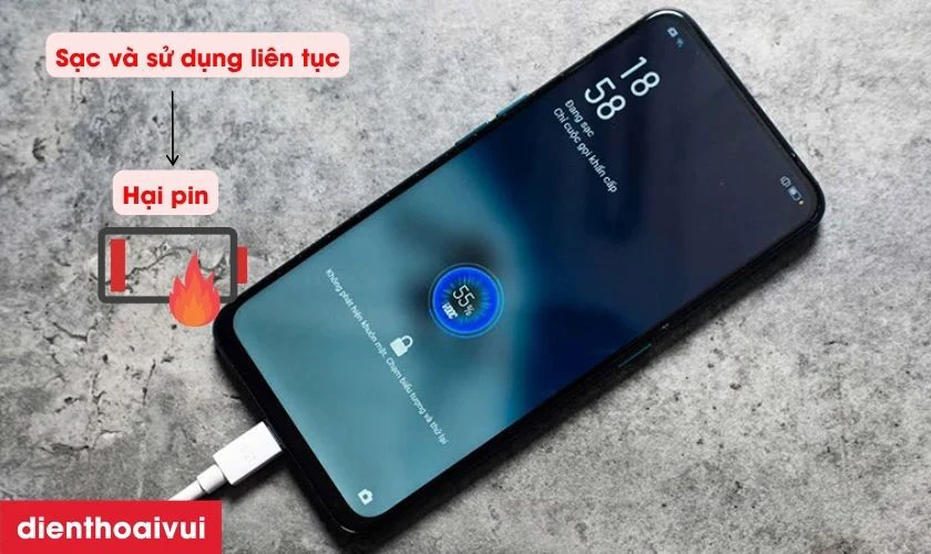 Nguy&ecirc;n nh&acirc;n pin Oppo F9 chai pin phồng v&agrave; hư hỏng
