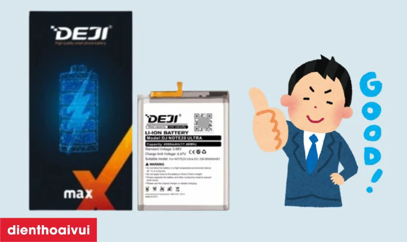 Pin Deji thay cho Oppo F9 c&oacute; tốt kh&ocirc;ng?
