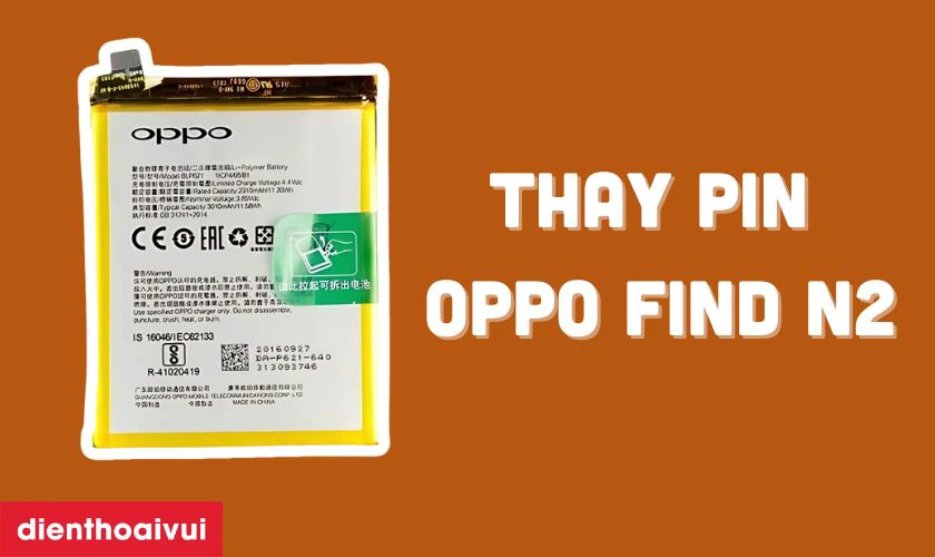 Địa chỉ thay pin OPPO Find N2 ở đ&acirc;u uy t&iacute;n