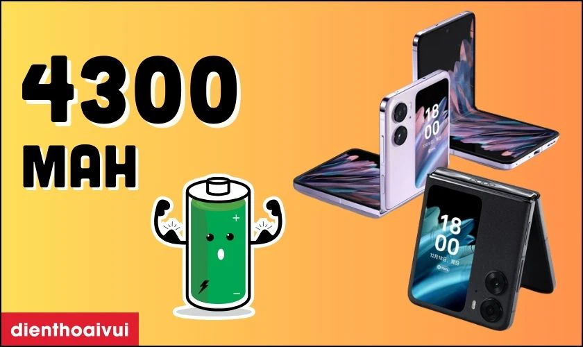 Tổng quan về pin điện thoại OPPO Find N2 Flip 5G